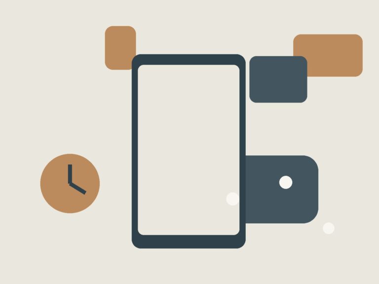 Editorial illustration about 7-Day Screen-Time Reduction Plan