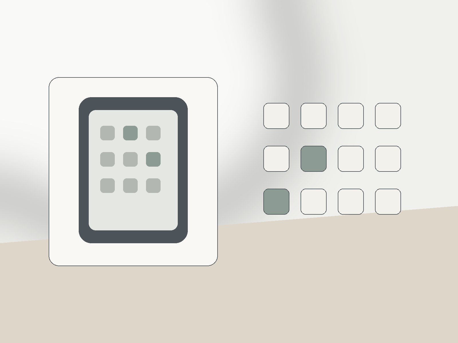 Minimal smartphone home screen with fewer app shortcuts and clear spacing