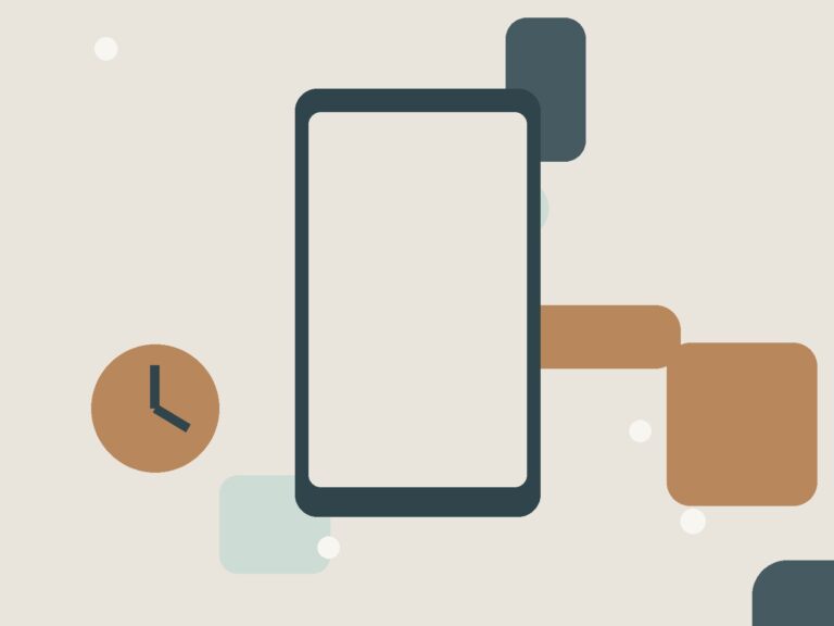 Editorial illustration about block distracting websites on android during focus time