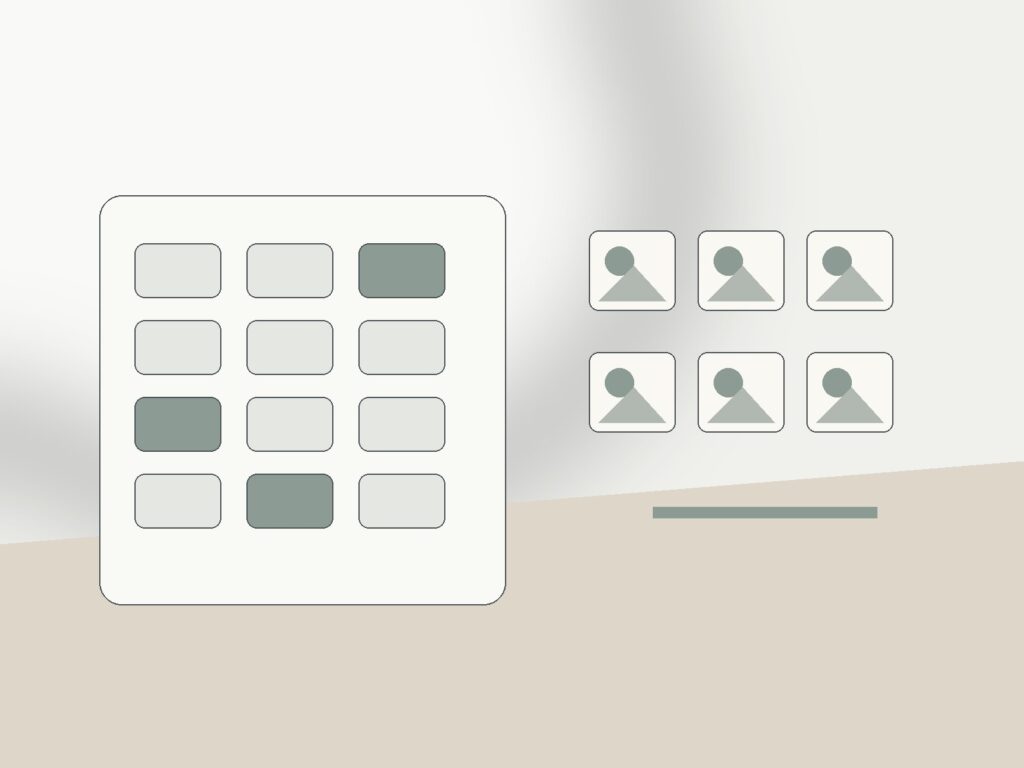 Photo thumbnails grouped into exact duplicates and similar images for careful review