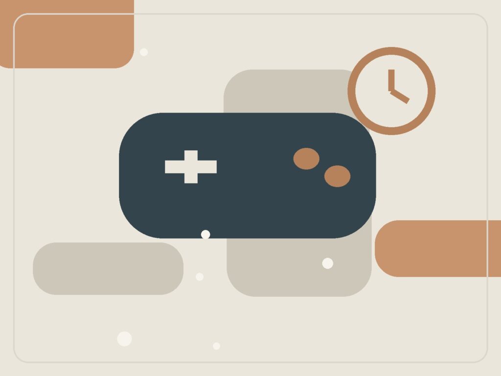 Editorial illustration for How to Plan a Gaming-Free Evening Each Week