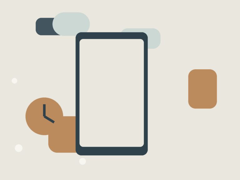 Editorial illustration about use Social Media on Desktop Instead of Your Phone